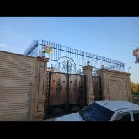 درب حیاطی،شاخ گوزنی و حفاظ،نرده آبشاری