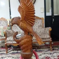 قلیون چوب گردو ۴۰۰ ساله دست ساز|کلکسیون اشیاء عتیقه|هشتگرد, شهرک راه آهن|دیوار