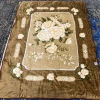 پتوی پر گلبافت سایز 220*160 نو|رختخواب، بالش، پتو|تبریز, |دیوار