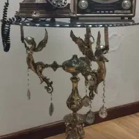 میز تلفن برنزی