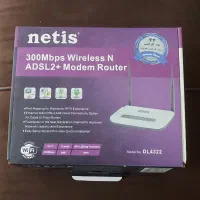 مودم دو آنتن Adsl نتیس با ۴پورت شبکه قوی|مودم و تجهیزات شبکه|اردبیل, |دیوار