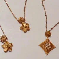 گردنبند طلاروس رنگ ثابت