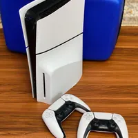 ps5 پلی استیشن ۵ اسلیم اروپا دو دسته در حد آکبند