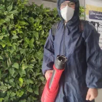 سم پاشی وعلف تراشی باغچه طعمه گذاری موش سوسک