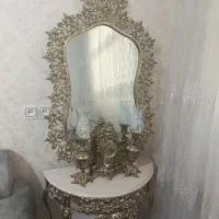 آینه شمعدان برنجی