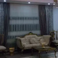 پرده سلطنتی بسیار شیک و تمیز و نو|پرده، رانر، رومیزی|باقرشهر, |دیوار