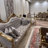 مبلمان استیل ۷ نفره با میز ناهار خوری|مبلمان خانگی و میز عسلی|تهران, آجودانیه|دیوار