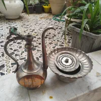 آفتابه لگن دستشور اتیقه|کلکسیون اشیاء عتیقه|یزد, |دیوار