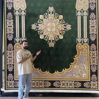 فرش صادراتی ۱۲۰۰شانه فرش مسجد هتل ۲۴متری یک تیکه