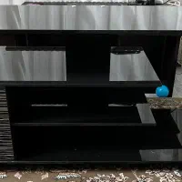 میز تلویزیون شیشه ای مشکی