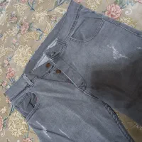 شلوار لی جذب رنگ خاکستری