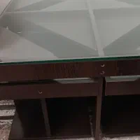 میز جلومبلی به همراه ۴عدد عسلی|مبلمان خانگی و میز عسلی|الوند, |دیوار