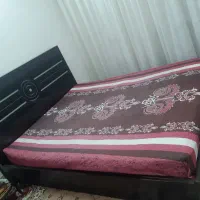 تخت ۲ نفره ام دی اف با تشک|تخت و سرویس خواب|قم, نیروگاه|دیوار