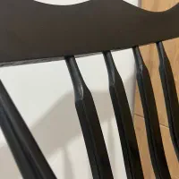 صندلی راک چوبی مشکی|صندلی و نیمکت|گنبد کاووس, |دیوار