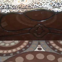 تخت  دونفره ومیزآرایش چوبی ،،بدون تشک تخت|تخت و سرویس خواب|اصفهان, ستار|دیوار