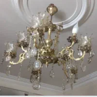 دو عدد لوستر برنز|لوستر و چراغ آویز|تهران, جی|دیوار