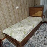 تخت یک نفره چوبی شیک