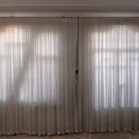 پرده سالن پذیرایی حریر نباتی