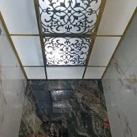 اجرای سقف کاذب pvc کلیک cnc قرنیز پارکت