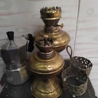 دوتا چراغ نفتی کوچک یدونه قهوه جوش کن المینیوم|سماور، چای‌ساز، قهوه‌ساز|تبریز, |دیوار