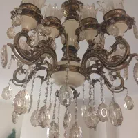 لوستر برنز و سرامیک 10شاخه