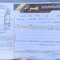 پراید مدل ۱۳۸۴ یک لکه رنگ دوگانه دستی