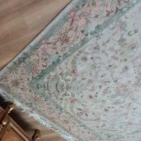 فرش دستباف گل ابریشم تبریز طرح خطیبی|فرش|تهران, فرحزاد|دیوار