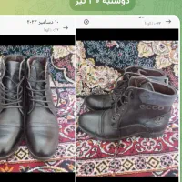کفش نیم بوت چرم