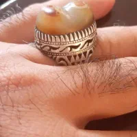 انگشتر دوکوهان عقیق باباقوری