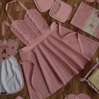 دوخت انواع سرویس آشپزخانه و عروس|سفره، حوله، دستمال آشپزخانه|قم, نیروگاه|دیوار