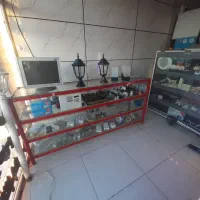 ویترین ام دی اف شیشه پیشخوان ویترین اهنی