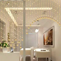 پرده کریستال|پرده، رانر، رومیزی|اصفهان, دستگرده|دیوار