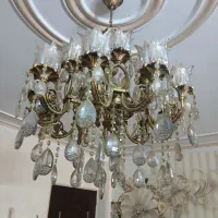 لوستری برنجی ۱۵شاخه