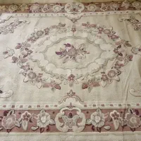 گلیم فرش گل برجسته