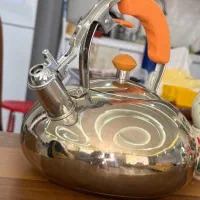 کتری ژاپنی سوتی استیل سنگین نو ویترین نگه داشتیم