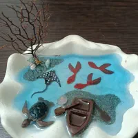 حوض ماهی رزینی