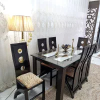 میزوصندلی ناهارخوری غذاخوری ۶نفره درحدنو نو