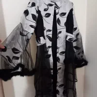 مانتو مجلسی ژاکارد چهارتیکه