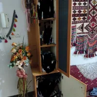 جاکفشی چوبی زیبا و جادار|جاکفشی، کمد، دراور|گنبد کاووس, |دیوار