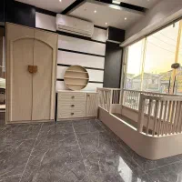 سرویس کودک تمام چوب و ام دی اف رنگ شده