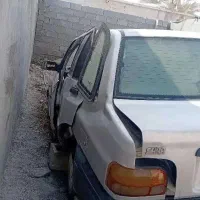پراید مدل ۸۸ از پشت ضربه خورده