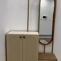 جاکفشی وجالباسی آینه دار