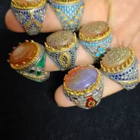 انگشترهای نقره عقیق یمنی|جواهرات|قم, یزدانشهر|دیوار