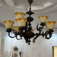 لوستر برنزی فرشته|لوستر و چراغ آویز|تهران, افسریه شمالی|دیوار