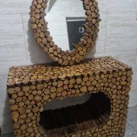 میز کنسول چوبی دست ساز