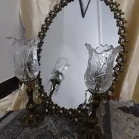 آیینه و شمعدان برنج اصل