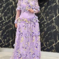 لباس کوردی شکوفه یاسی