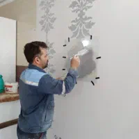 نقاشی ساختمان تزیینات سعید