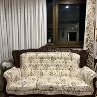 مبلمان استیل چوب گردو|مبلمان خانگی و میز عسلی|آمل, |دیوار