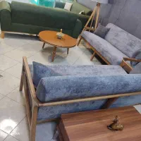 مبل دسته چوبی مدل Z  هشت نفره|مبلمان خانگی و میز عسلی|کرج, چمران|دیوار